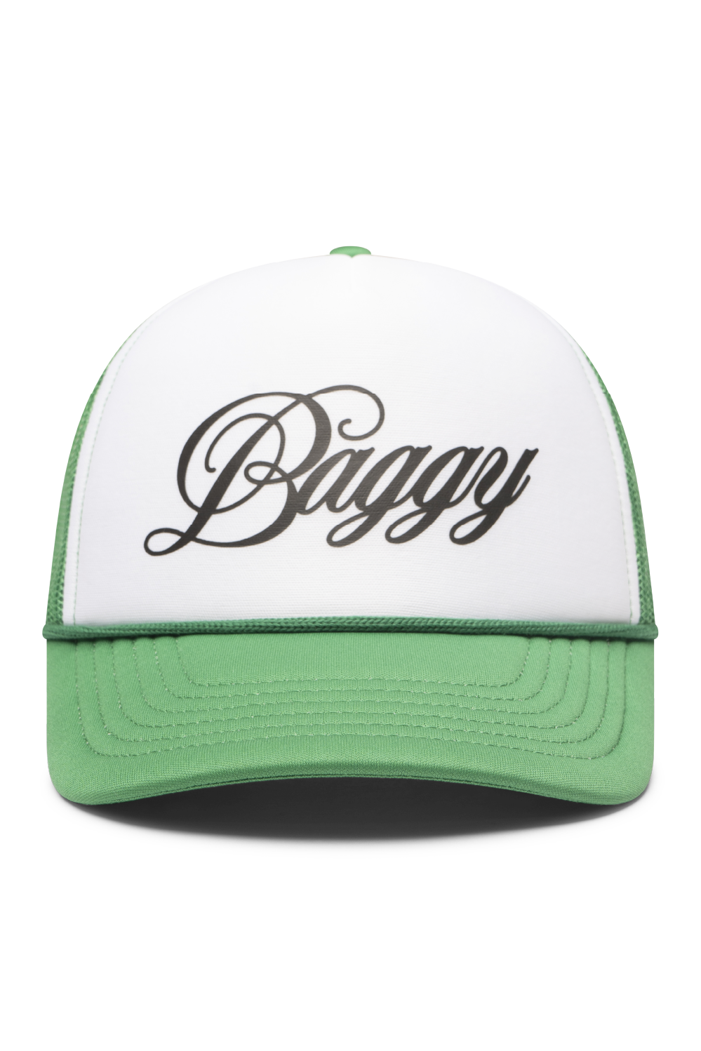 Kelly Green Logo Trucker