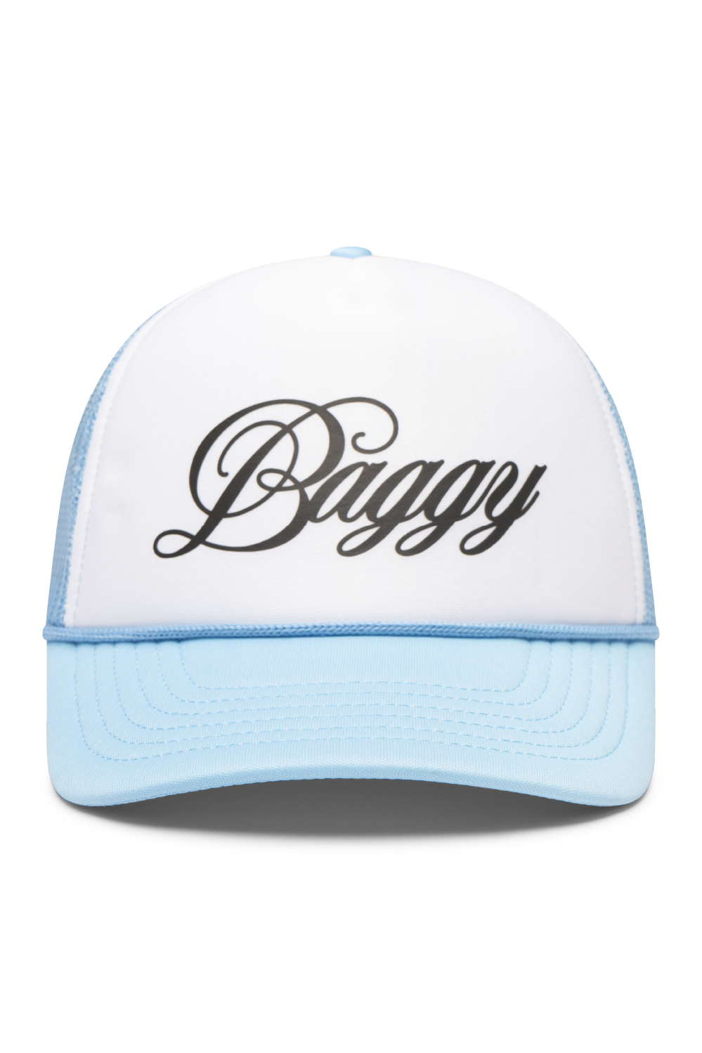 Baby Blue Logo Trucker