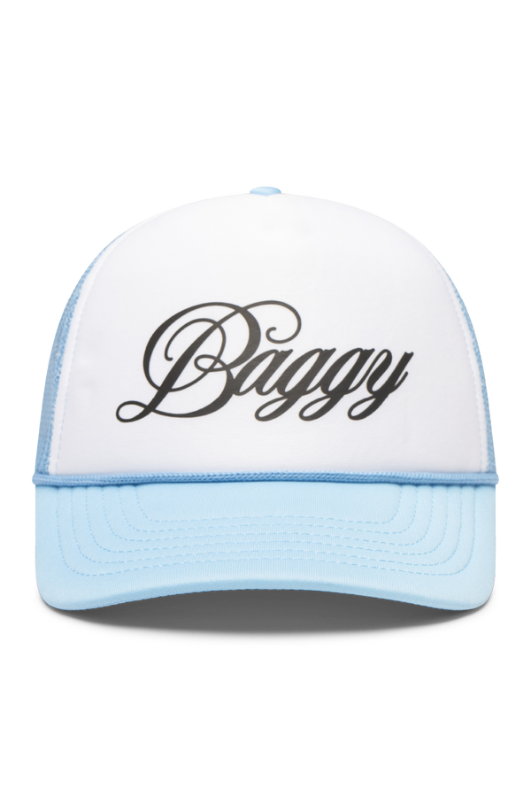 Baby Blue Logo Trucker