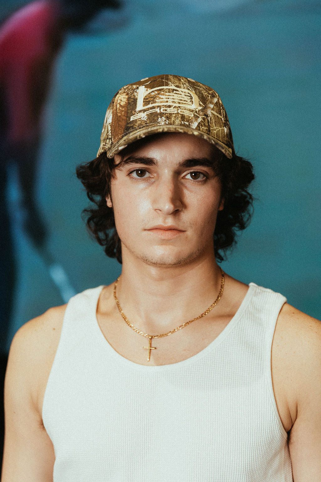 Cream Camo Cap