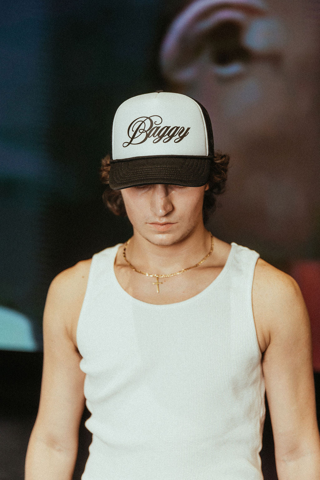 Black Logo Trucker
