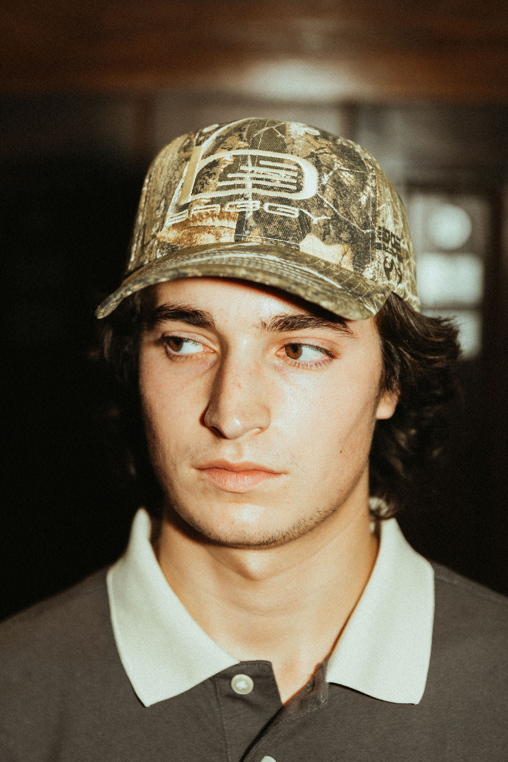 Orange Camo Cap