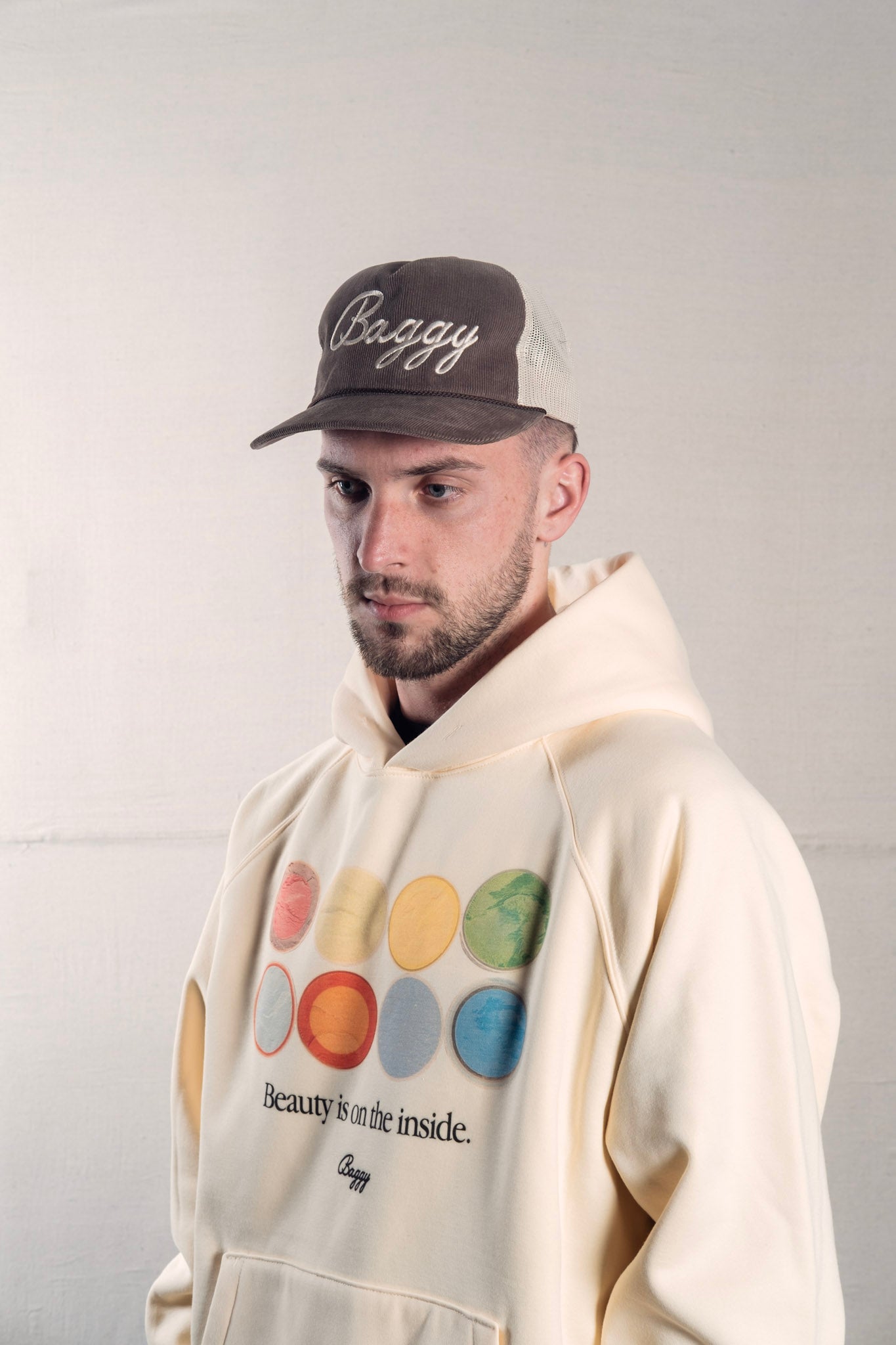 Brown Script Cap